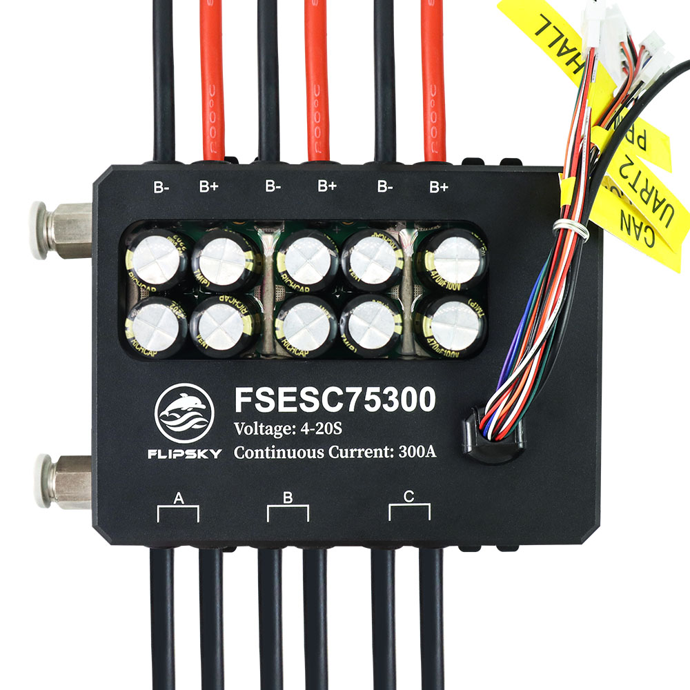 Vesc 75300 High Current Esc - Flipsky Fsesc 75300 84 В сильноточный