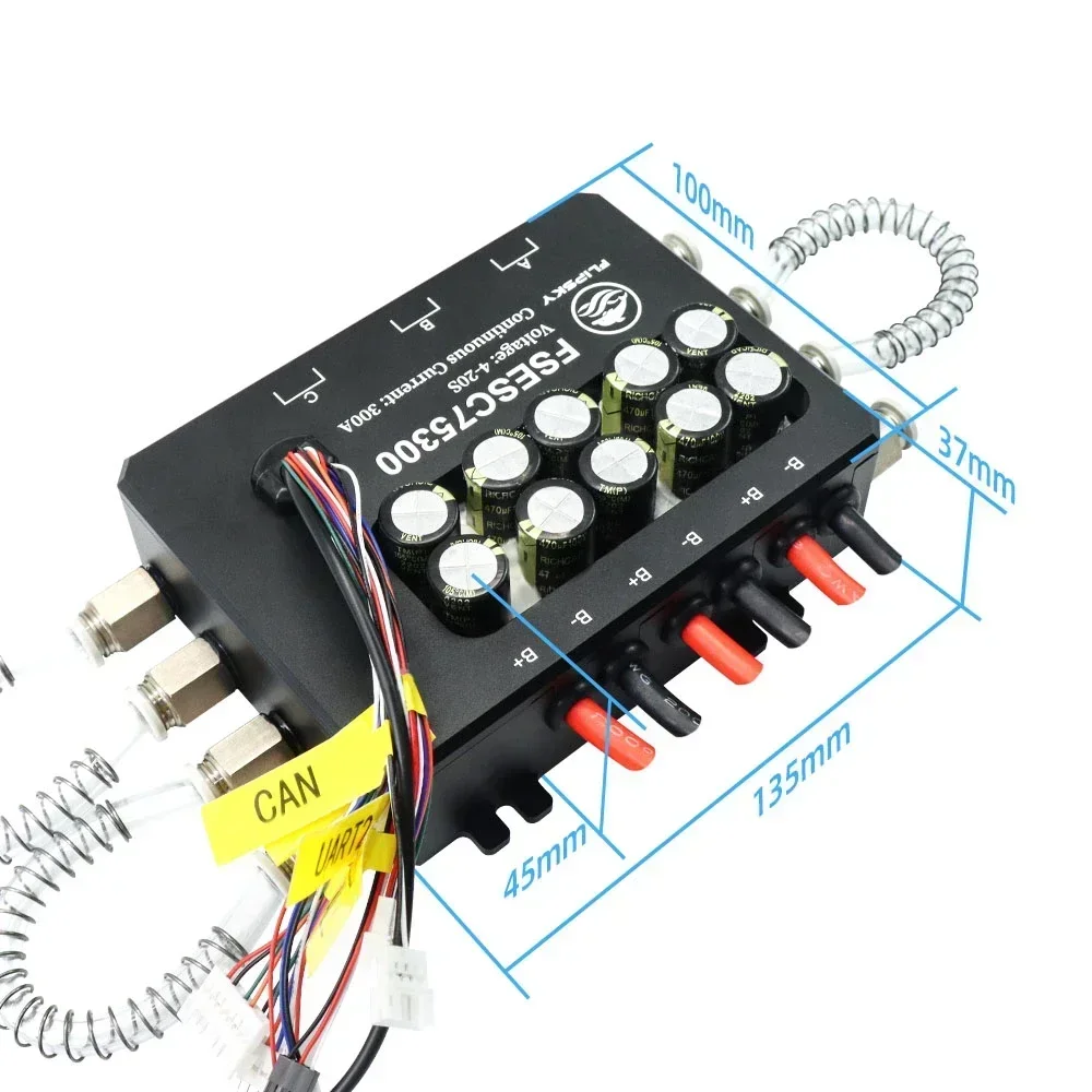 FlipSky FSESC 75300 84 В, силь – обзор и цена Vesc 75300 High Current Esc