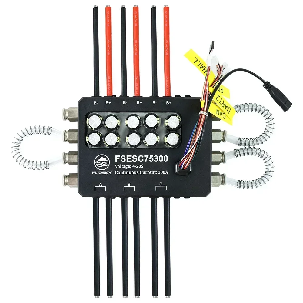 FlipSky FSESC 75300 84 В, силь – обзор и цена Vesc 75300 High Current Esc