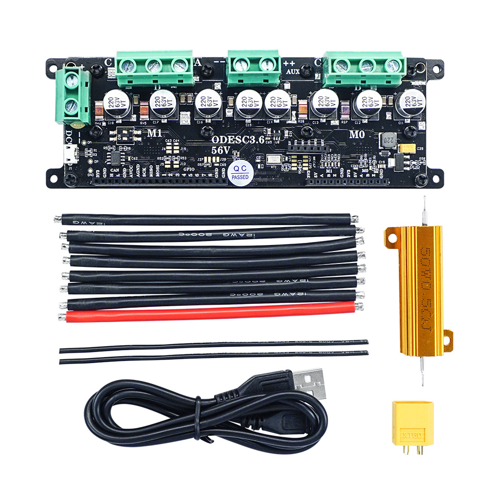 ODESC3.6 Оптимизирует высокопр – обзор и цена Odrive Dual Brushless Motor Controller